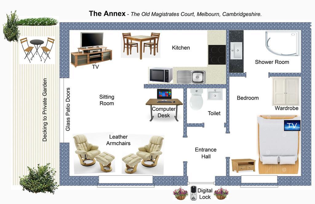 Bed and Breakfast The Old Magistrates Court Melbourn Екстер'єр фото